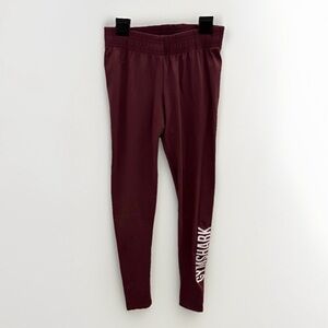 Gymshark Women’s Core Leggings  Winter Berry Elastic Waist Workout